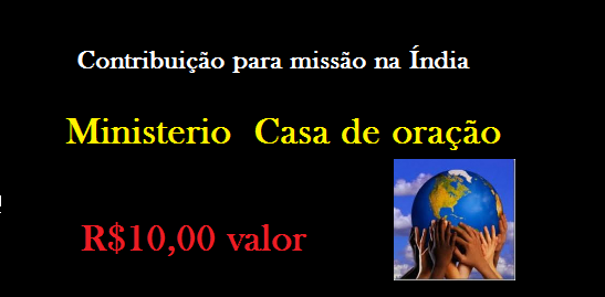 Doação para missões 10,00