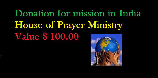 Donation for mission $100,00